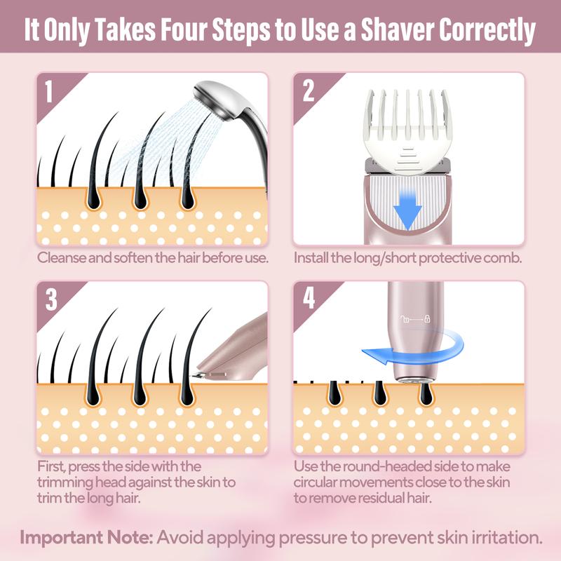 GlowTrim™ – 2-in-1 Bikini & Body Trimmer