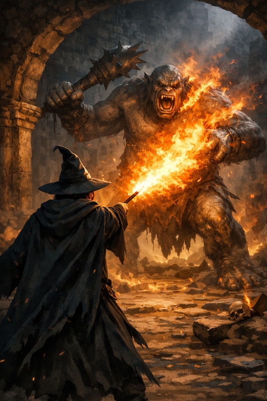 ✨ Fire Effect Magic Wand – Real Flame Burst | Buy 1, Get 2nd 40% OFF