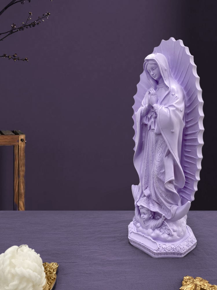 Virgen Mary Statue - With Mary by your side, treasure the Word and reflect on it in your heart.